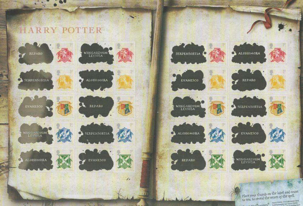 Lot 228: Harry Potter 20 x 1st Class Stamps Collection...