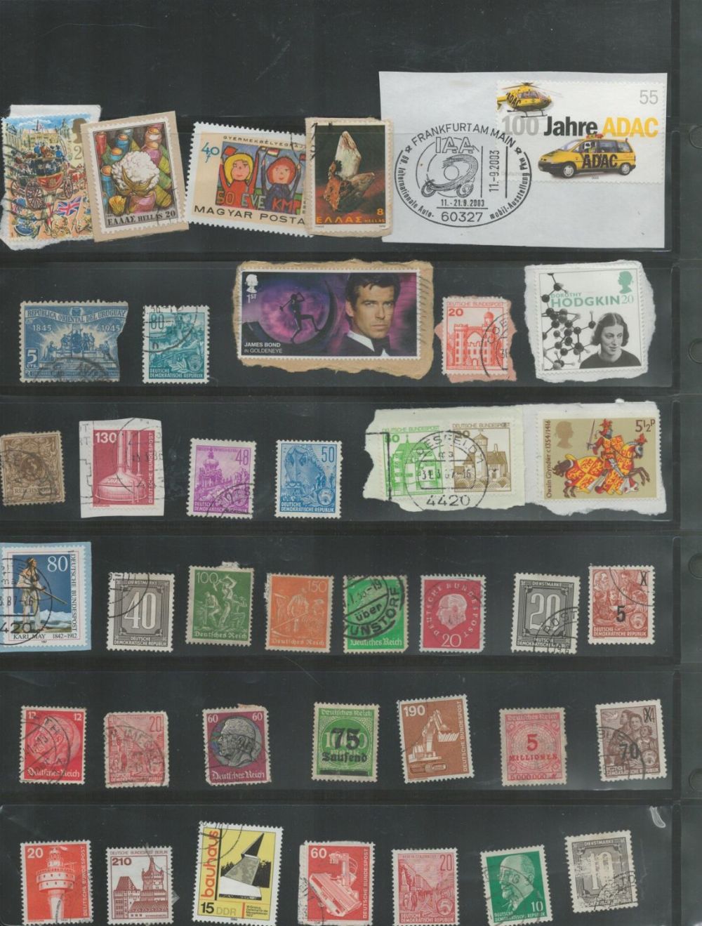 Lot 229: 38 used Stamps in a black holder James...