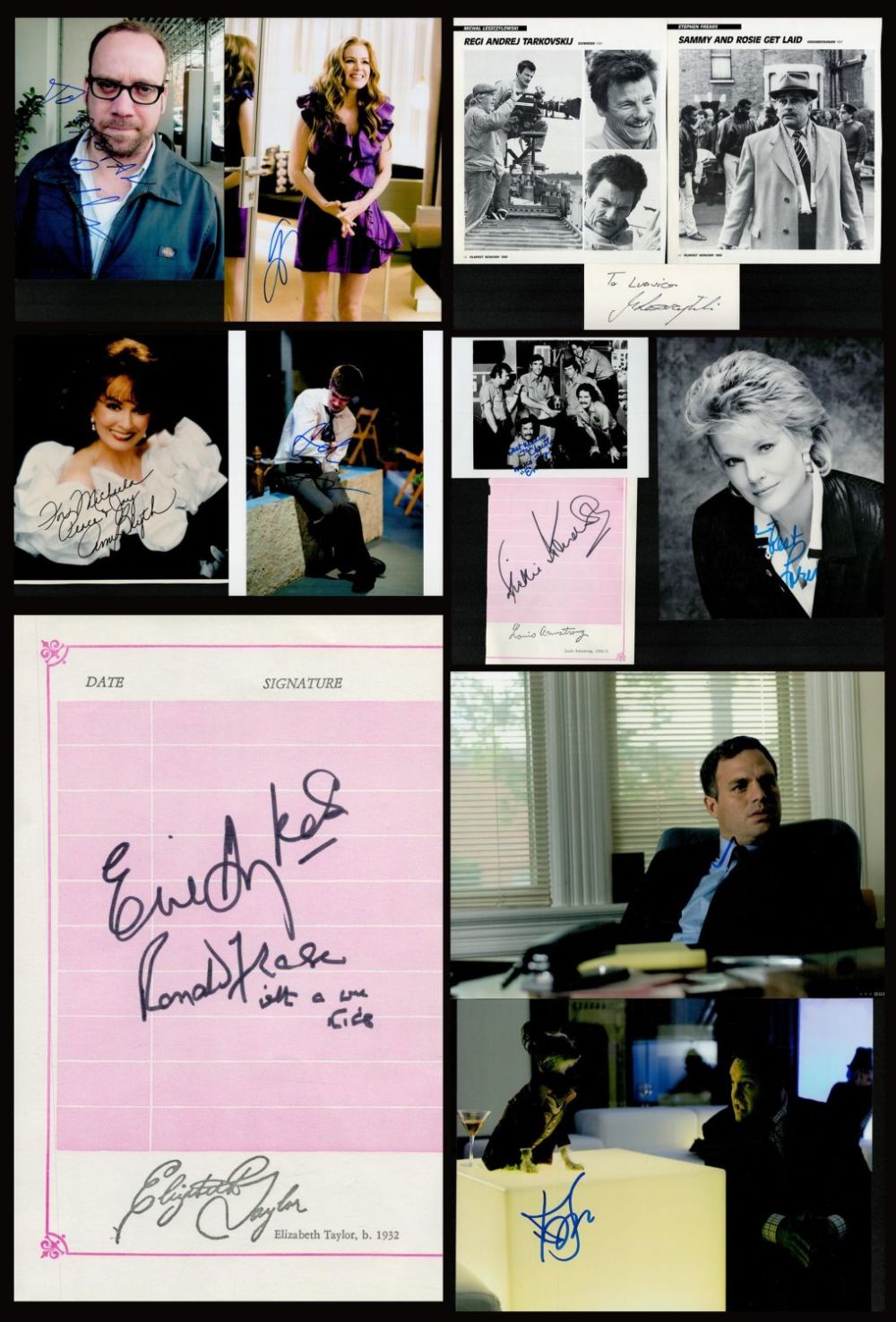 Lot 308: Tv and Entertainment collection of 10 signed photos....