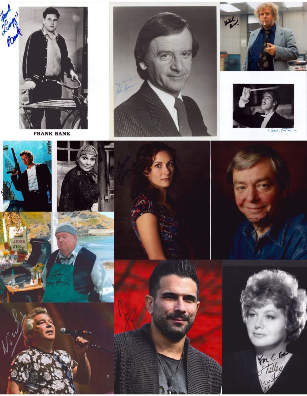 Lot 322: Tv Film collection of 12 signed photos. Signatures...