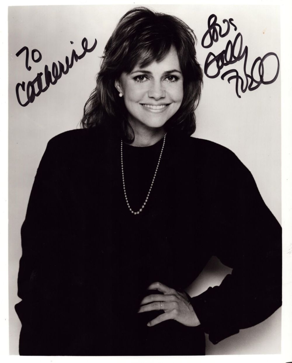 Lot 326: American Actress Sally Field signed 10 x 8...