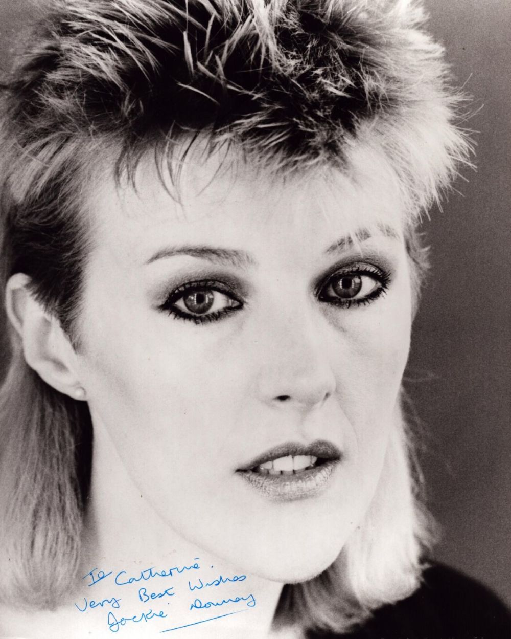 Lot 329: British Actress Jackie Dowey signed 10 x 8...