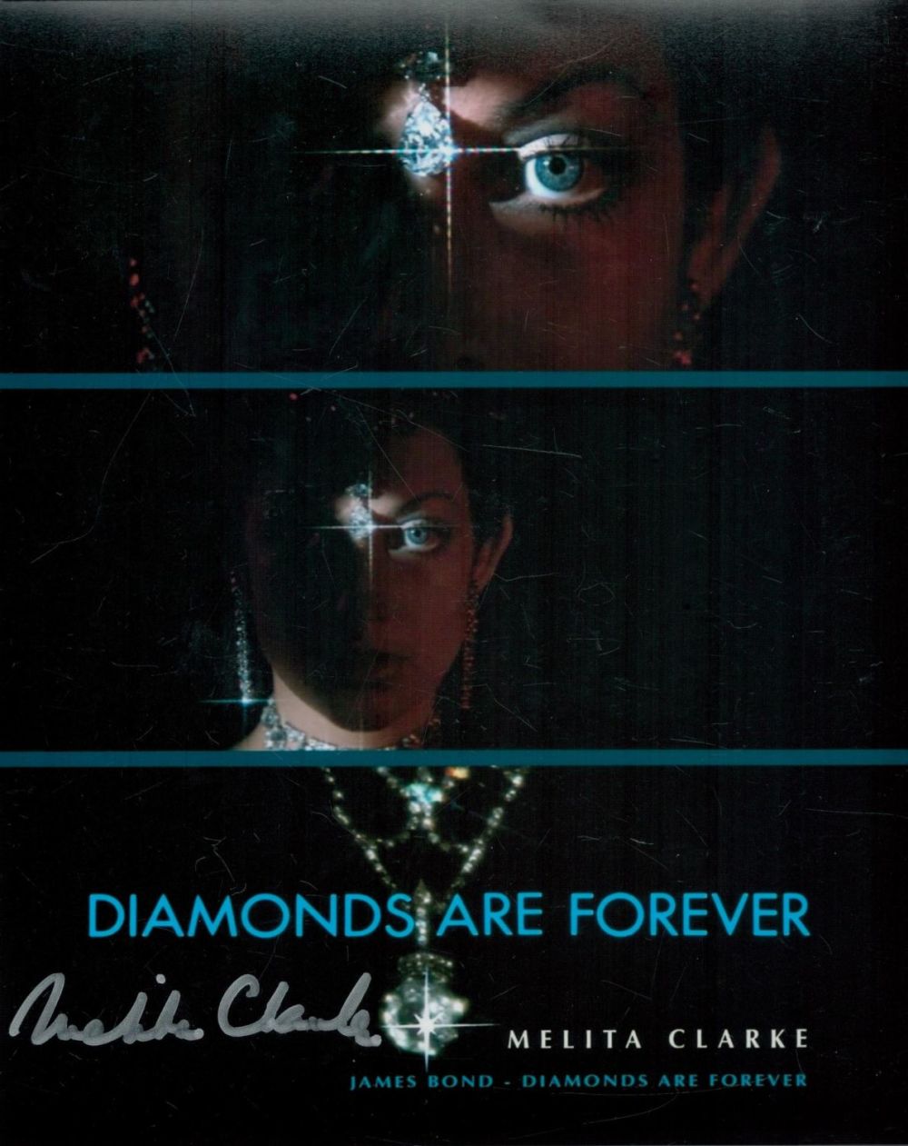 Lot 427: Melita Clarke Signed Photo ( Diamond Girl in...
