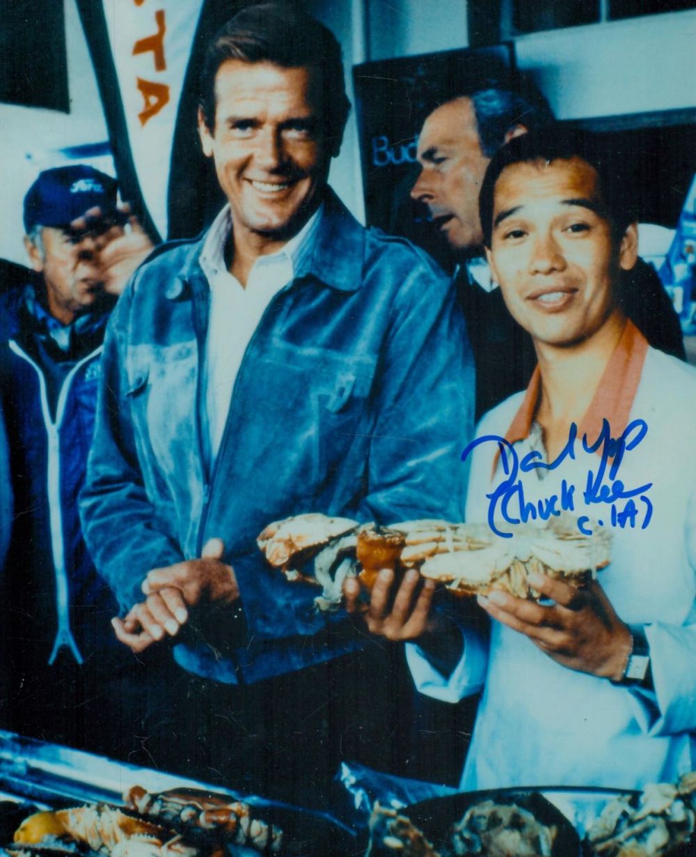Lot 432: David Yip Signed Photo (as Chuck Lee) from...