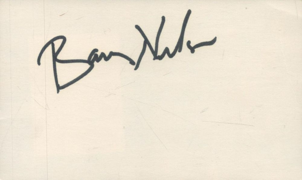 Lot 435: American Actor Barry Nelson Signed 5x3 inch White...