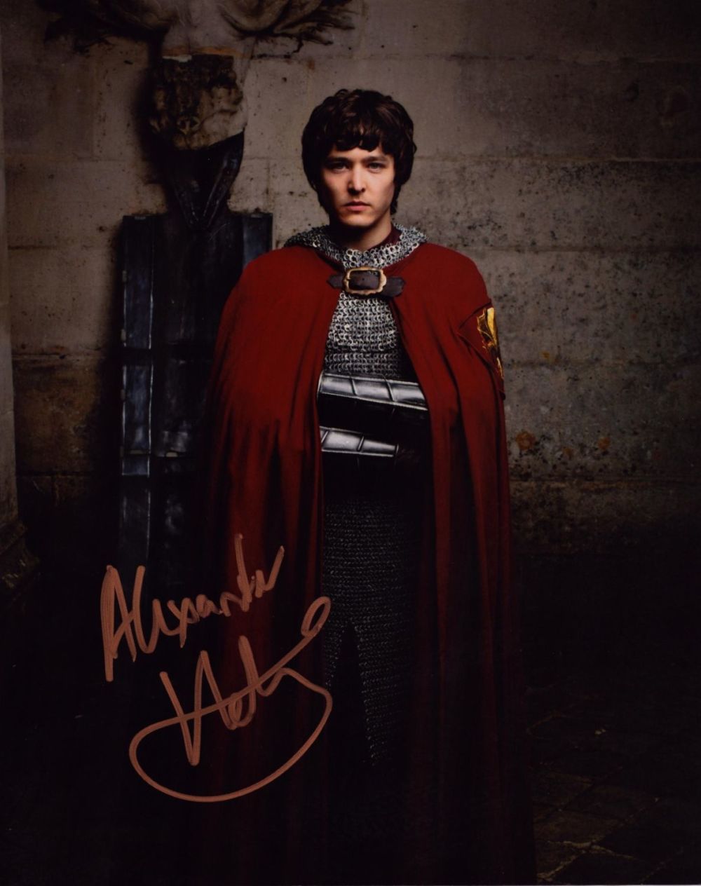 Lot 493: Alexander Vlahos signed 10x8 inch colour photo. Good...