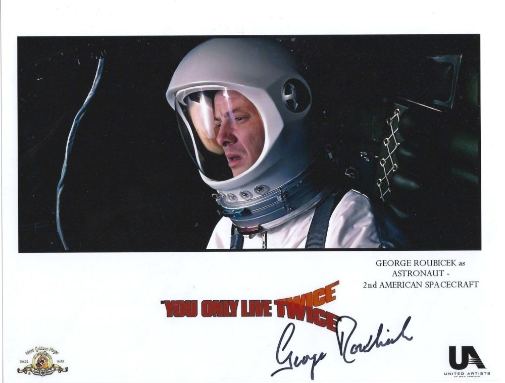Lot 534: George Roubicek signed 10x8inch Promo. colour photo. Good...