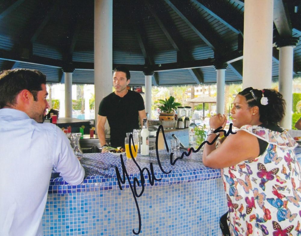 Lot 545: Jake Caruso signed 10x8 inch Benidorm colour photo....