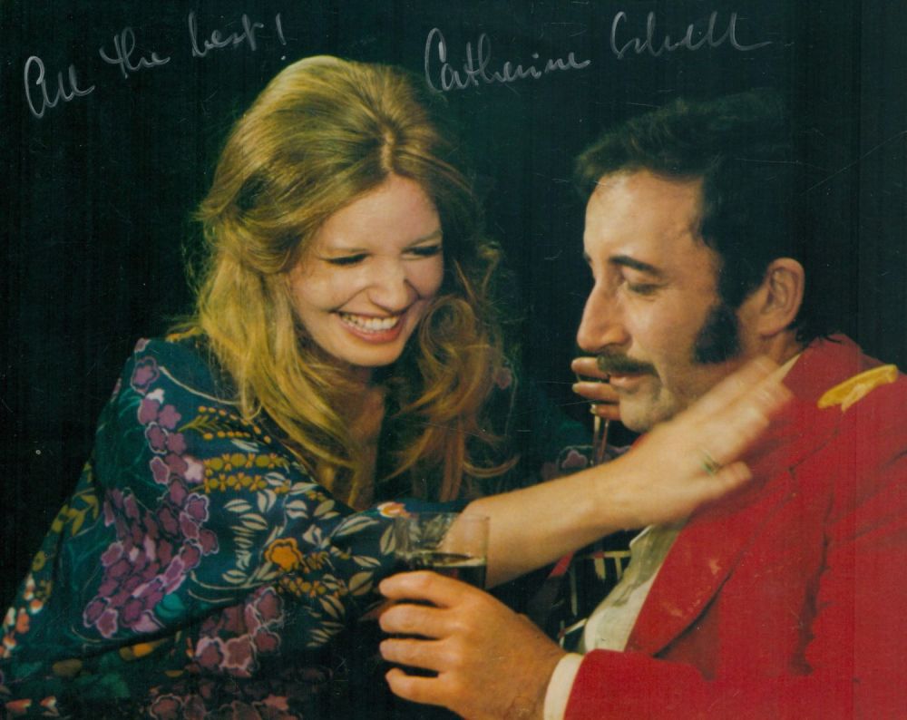 Lot 550: Catherine Schell signed 10x8 inch colour photo. Good...