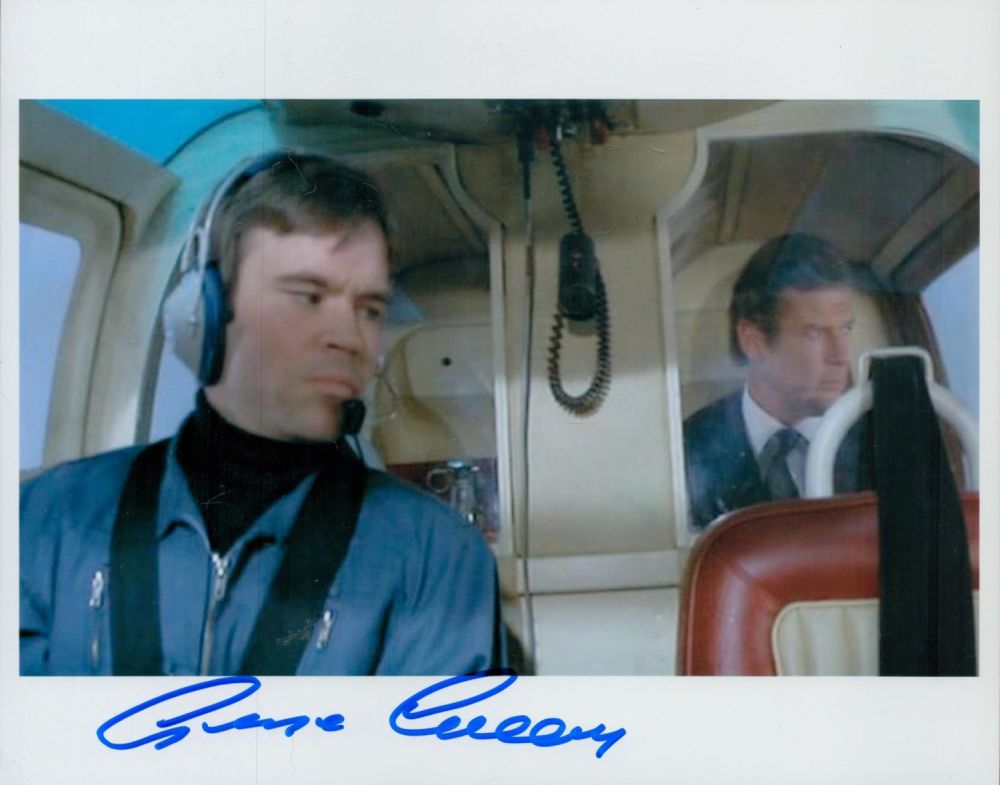 Lot 551: George Sweeney signed James Bond 10x8 inch colour...