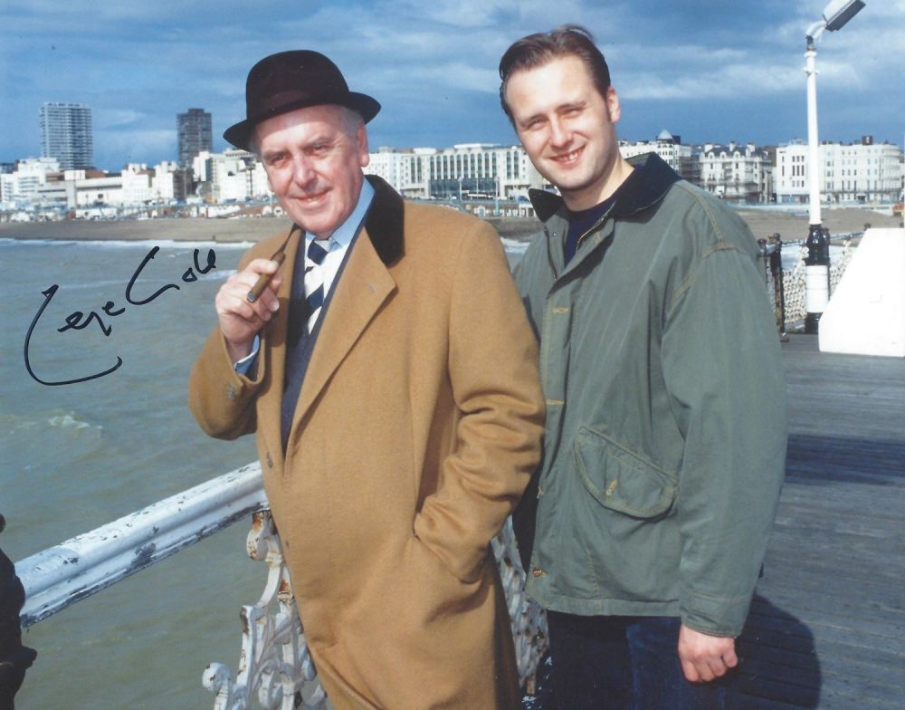 Lot 554: George Cole signed 10x8 colour photo. Good condition....
