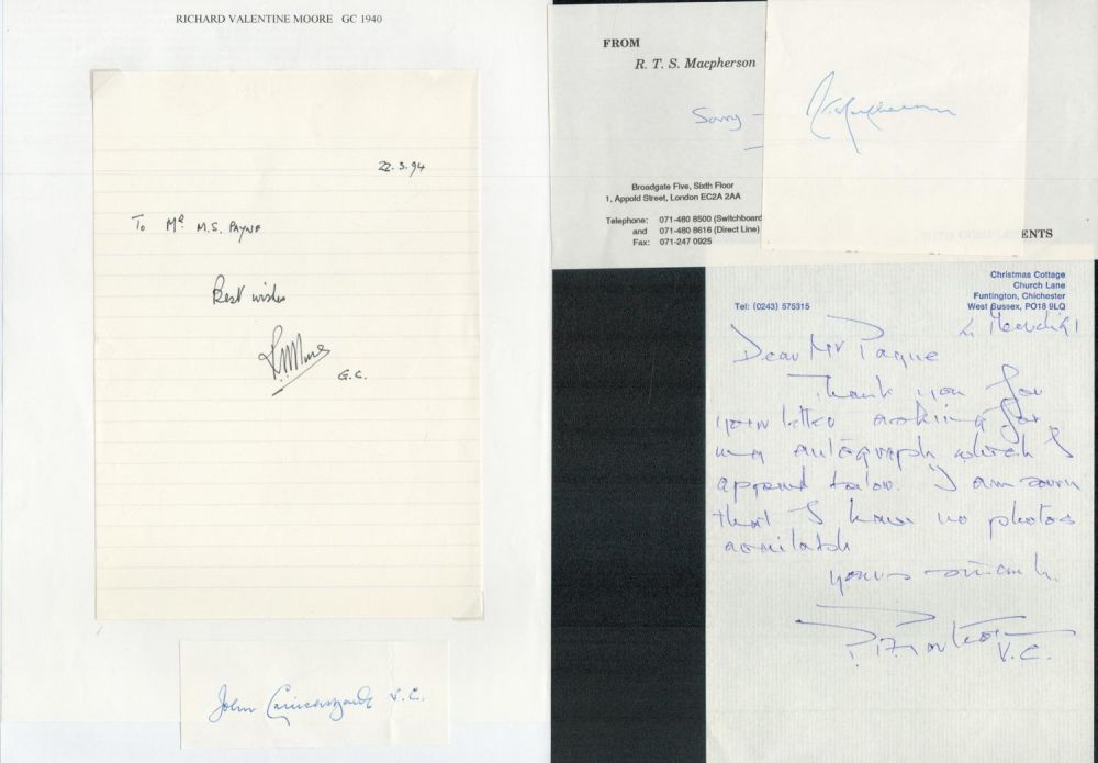 Lot 566: Military collection of 5 signed various sized pictures...