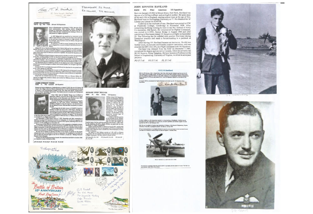 Lot 133: WW2 BOB fighter pilot John Haviland 151 sqn,...