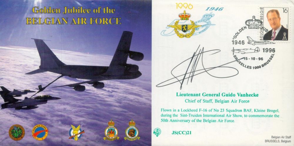 Lot 670: Lt General Guido Vanhecke Signed Golden Jubilee of...