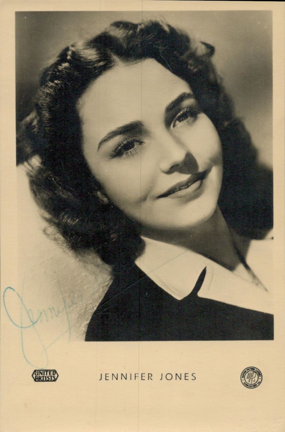 Lot 94: Jennifer Jones (1919-2009), American actress. A (lightly) signed...