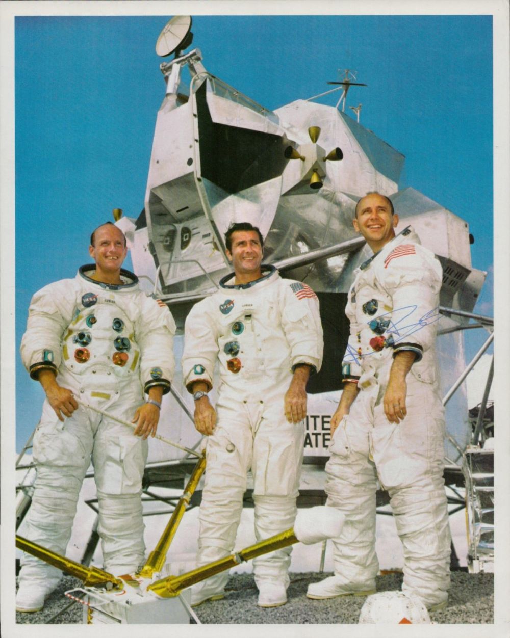 Lot 114: NASA signed Alan Bean Colour Photo 10x8 Inch....