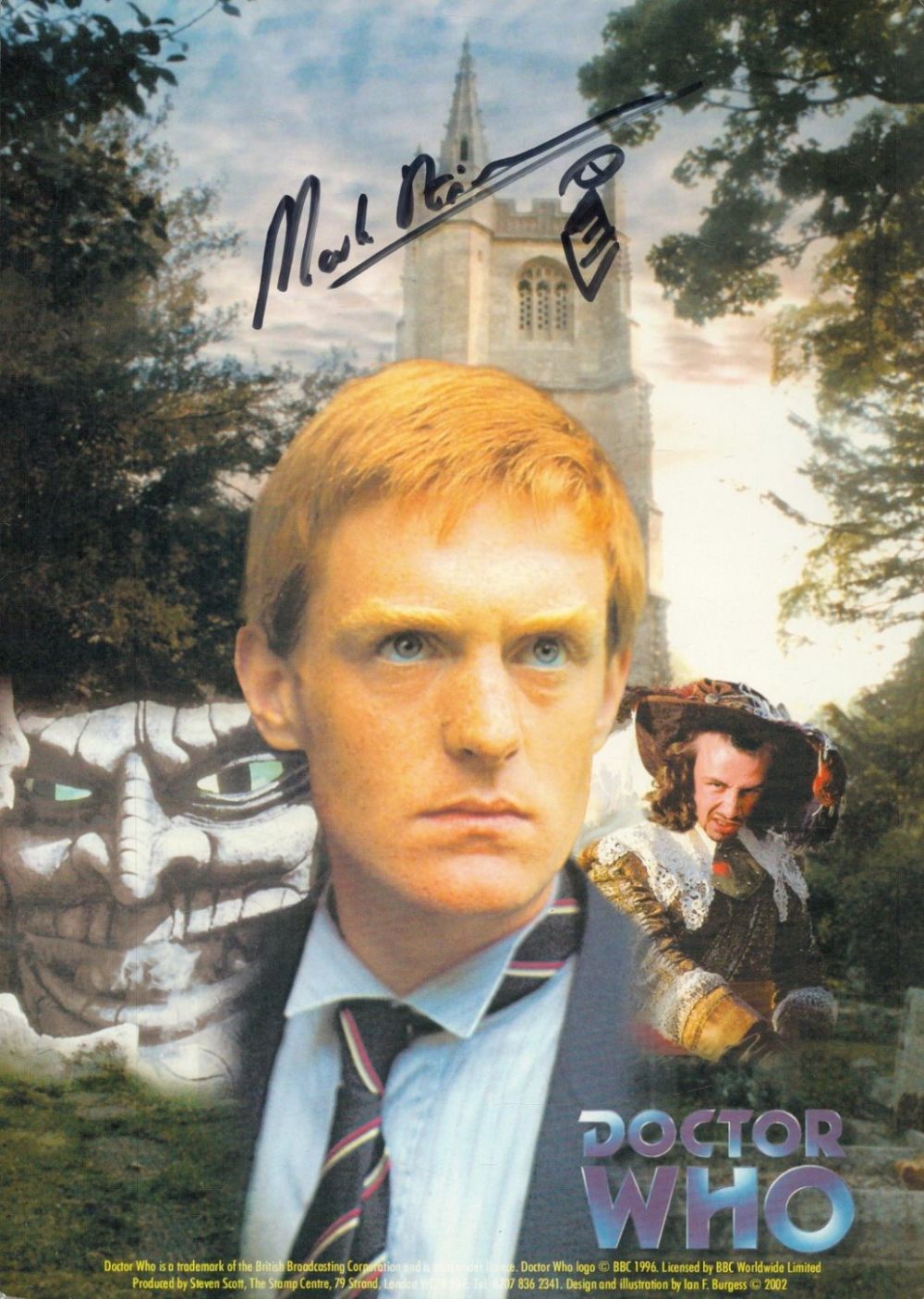 Lot 130: Mark Strickson signed Dr Who 12x8 inch colour...