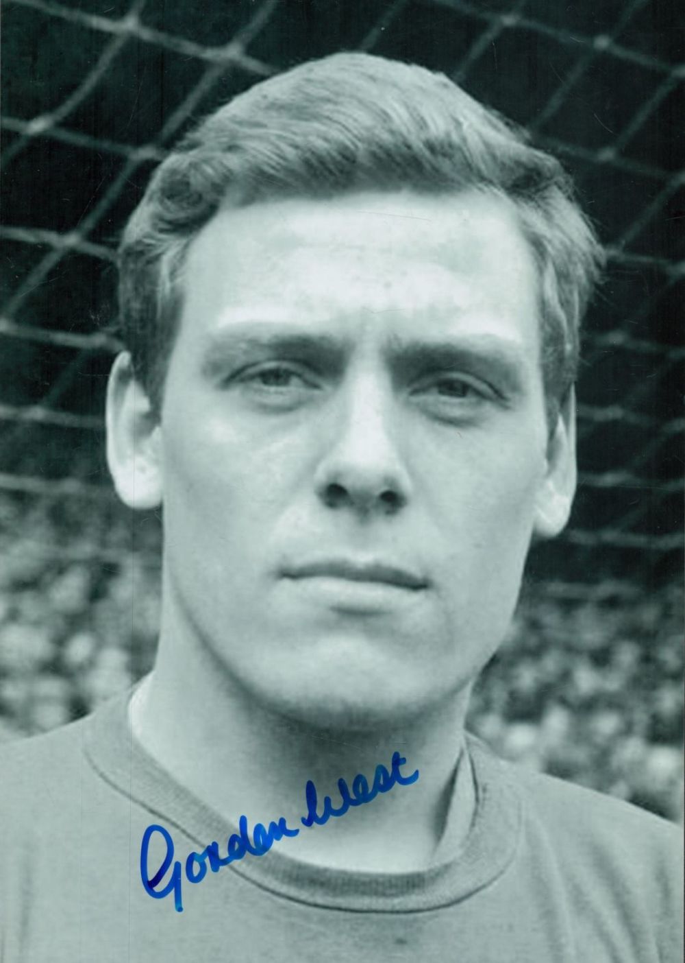 Lot 137: Gordon West signed 12x8 inch vintage black and...