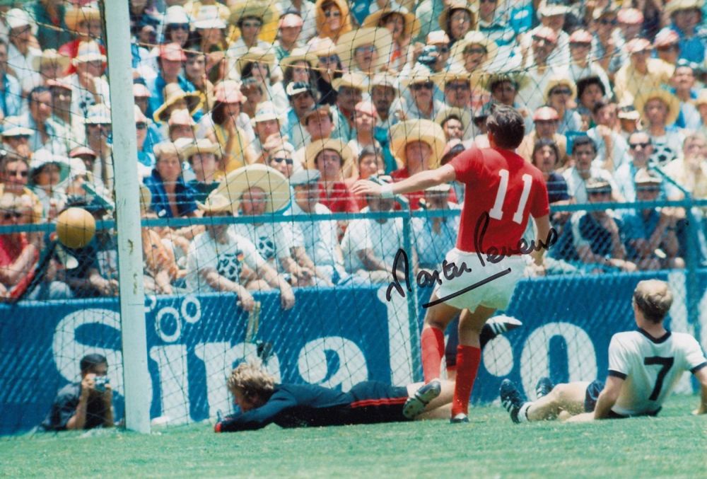 Lot 214: Autographed MARTIN PETERS 12 x 8 Photograph :...