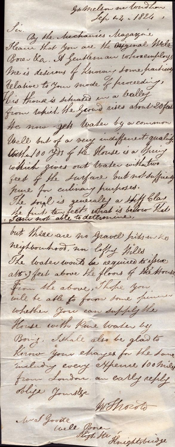 Lot 270: Handwritten Early Letters from 1824 about Details of...