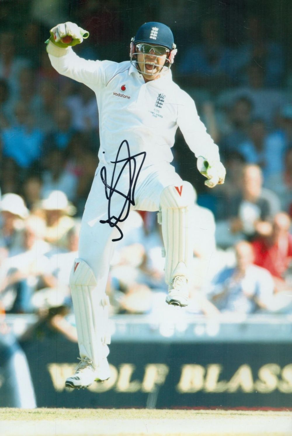 Lot 300: Matt Prior signed 12x8 inch colour photo pictured...