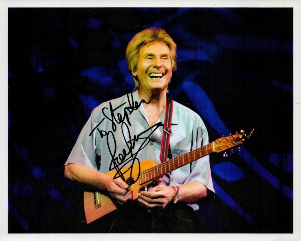 Lot 321: Joe Brown signed 10x8 inch colour photo dedicated....