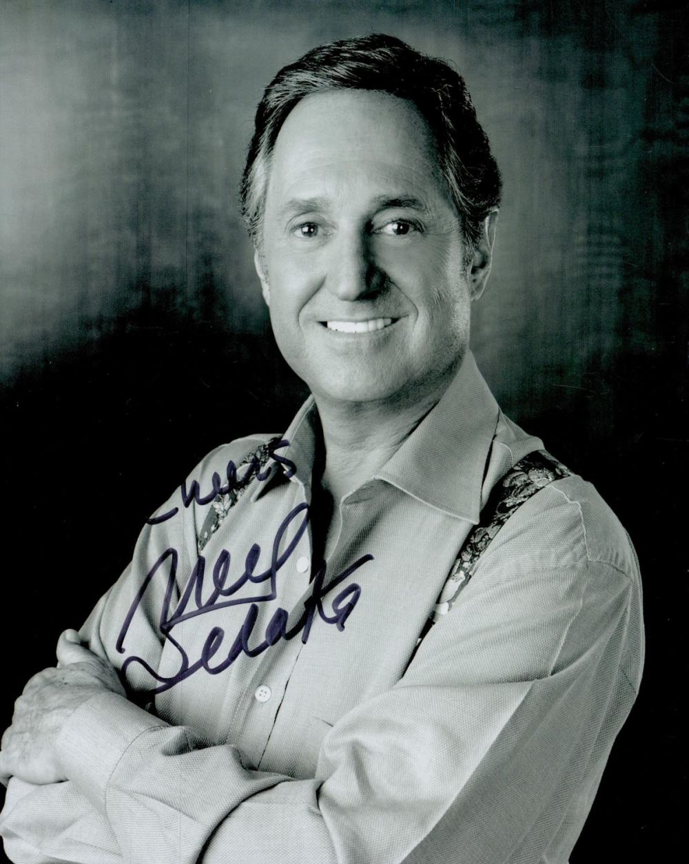 Lot 329: Neil Sedaka signed 10x8 inch black and white...