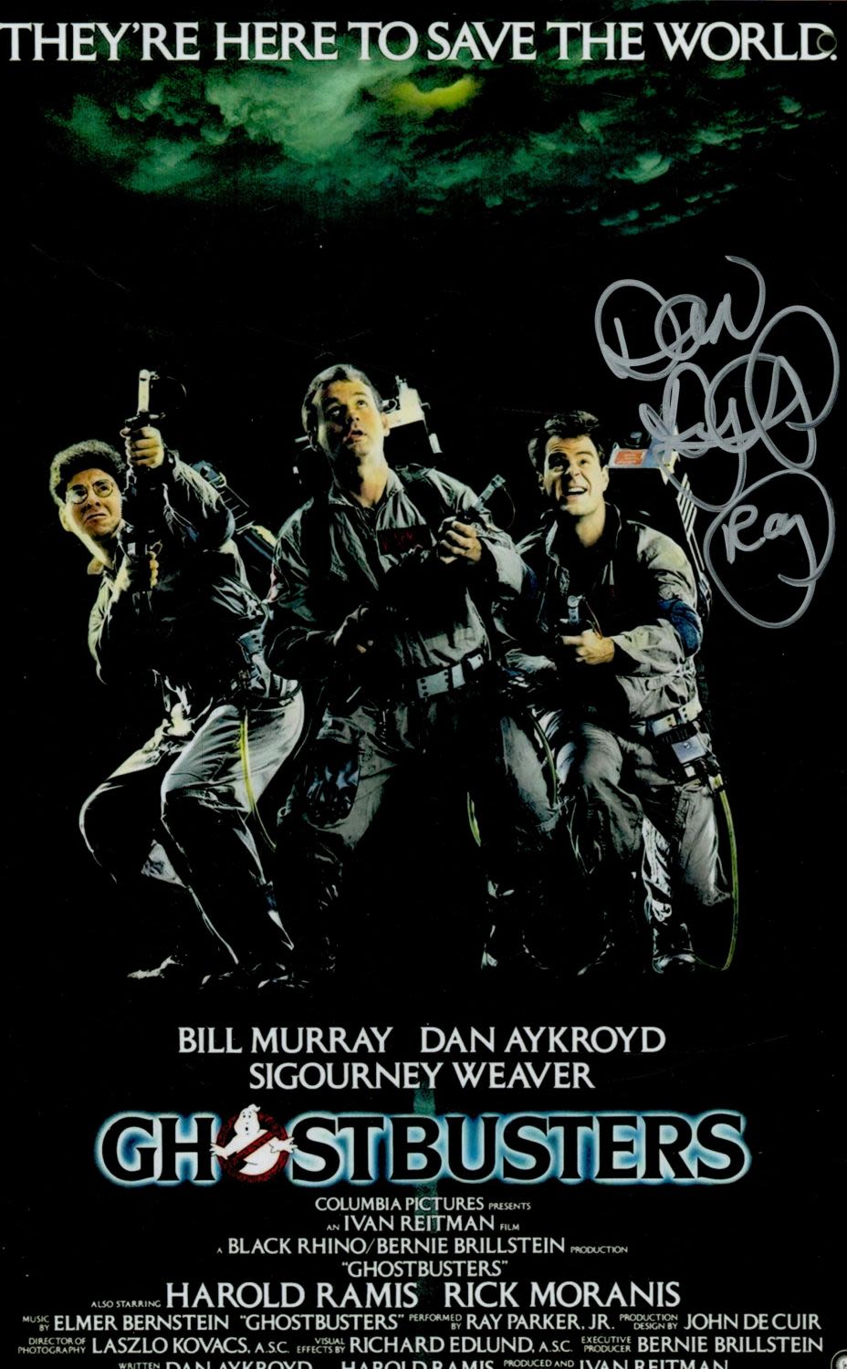 Lot 333: Dan Aykroyd signed Ghostbusters 12x8 inch colour promo...