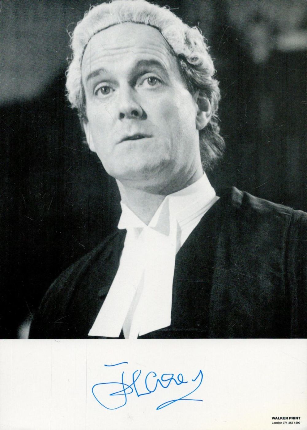 Lot 392: John Cleese signed 7x5 inch black and white...