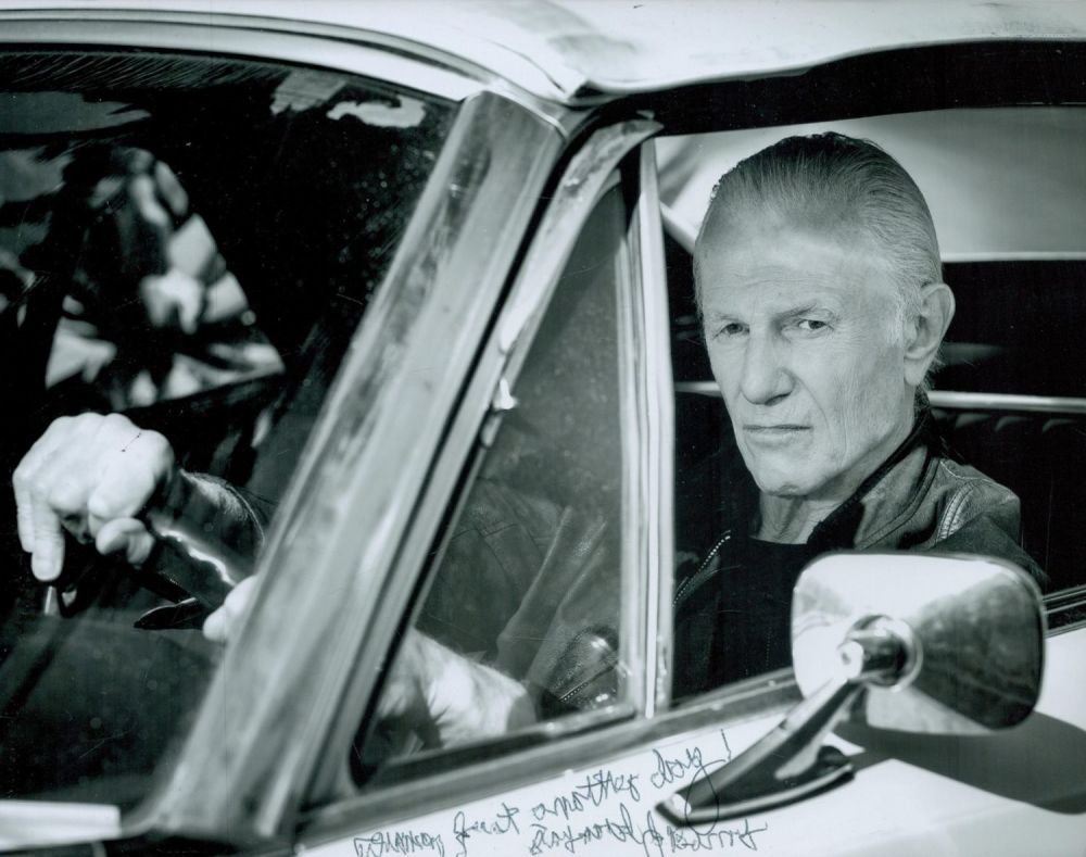 Lot 461: Raymond Barry signed 10x8inch black and white photo....