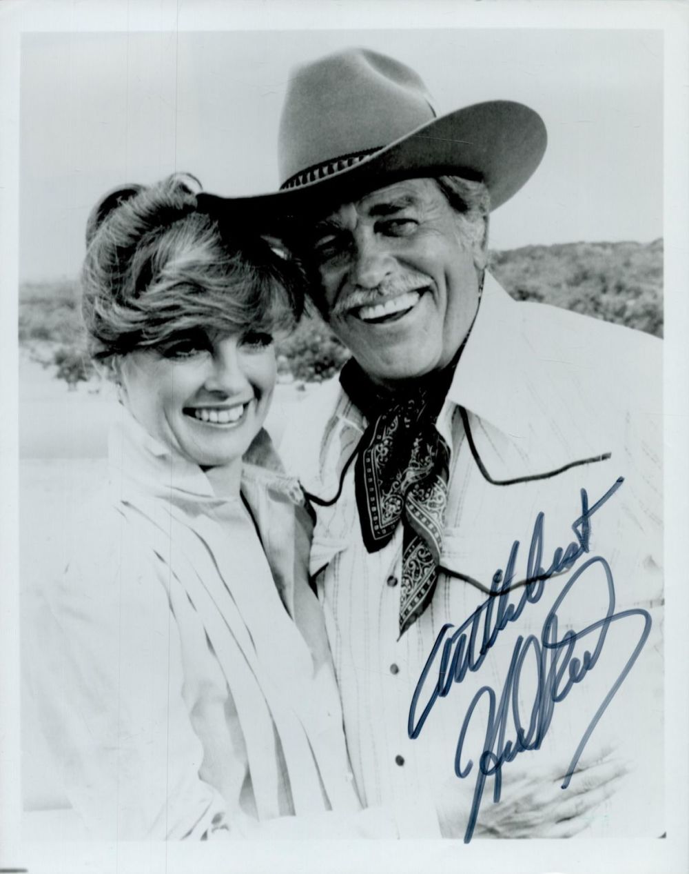 Lot 577: Howard Keel Signed 10x8 inch Black and White...