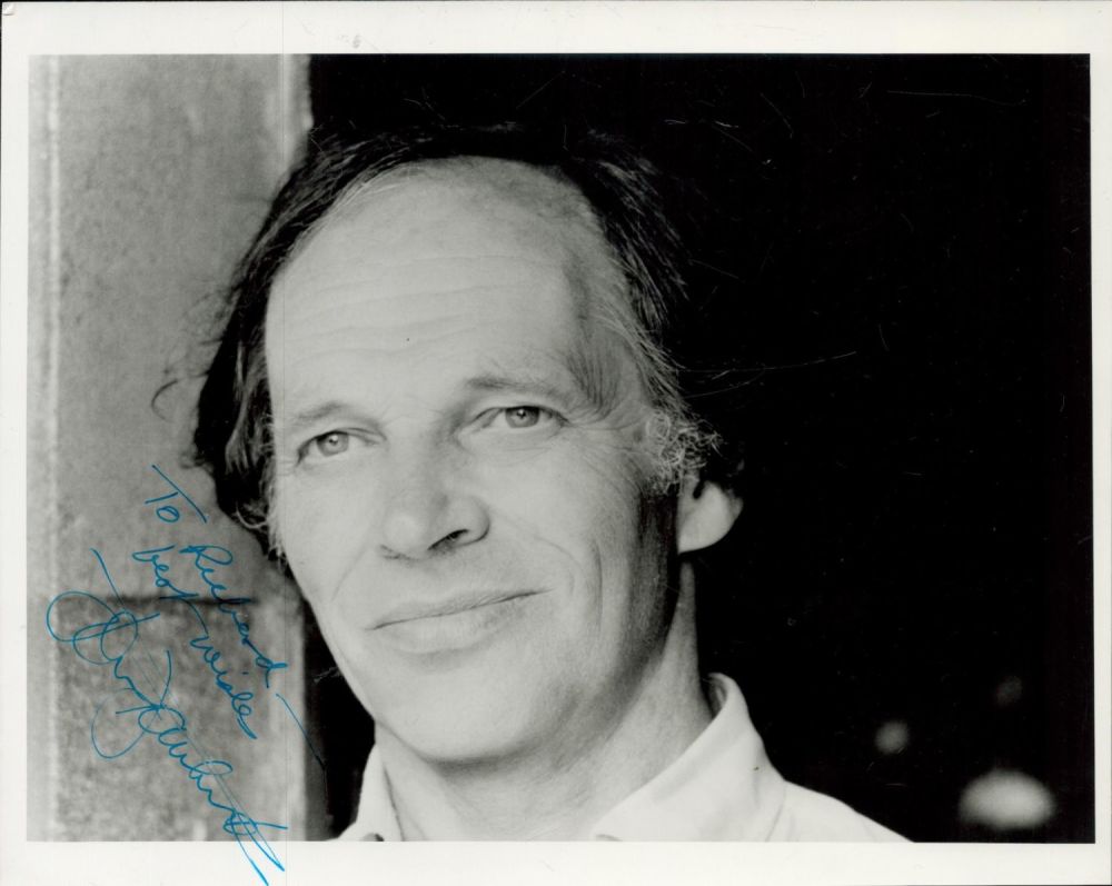Lot 584: Johnny Dankworth Signed 10x8 inch Black and White...