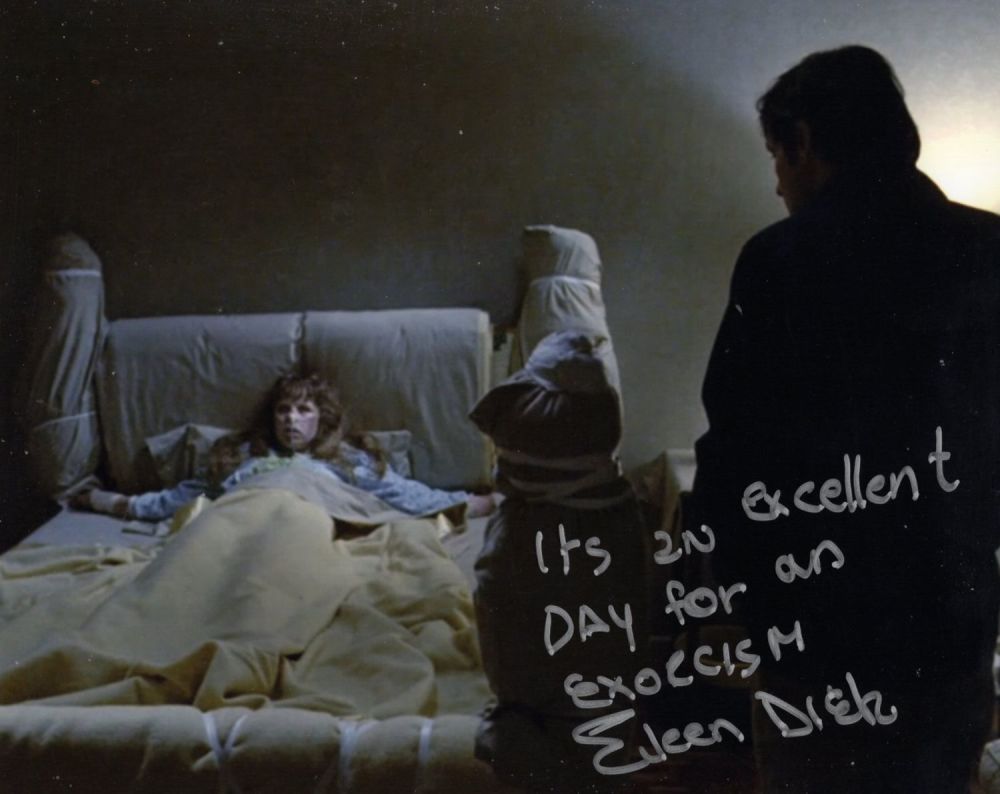 Lot 598: The Exorcist, cult horror movie 8x10 inch photo...