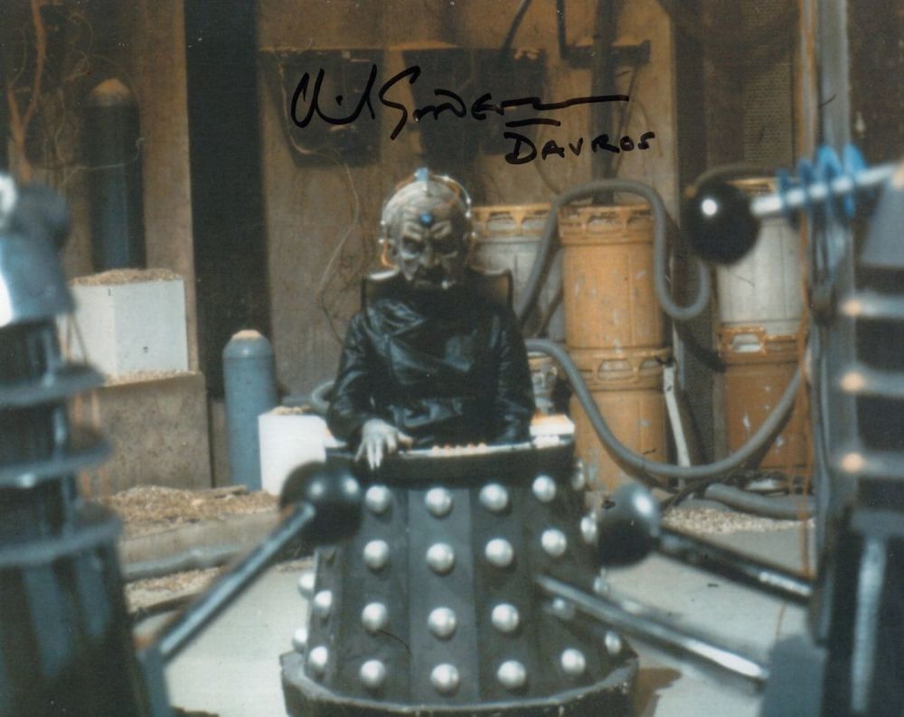 Lot 630: Doctor Who 8x10 inch photo signed by David...