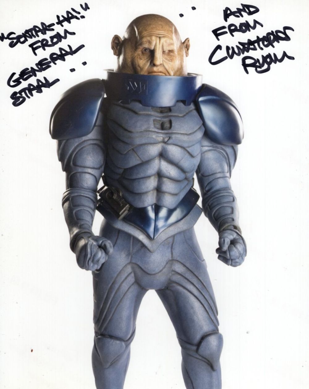 Lot 640: Doctor Who 8x10 photo signed by actor Christopher...