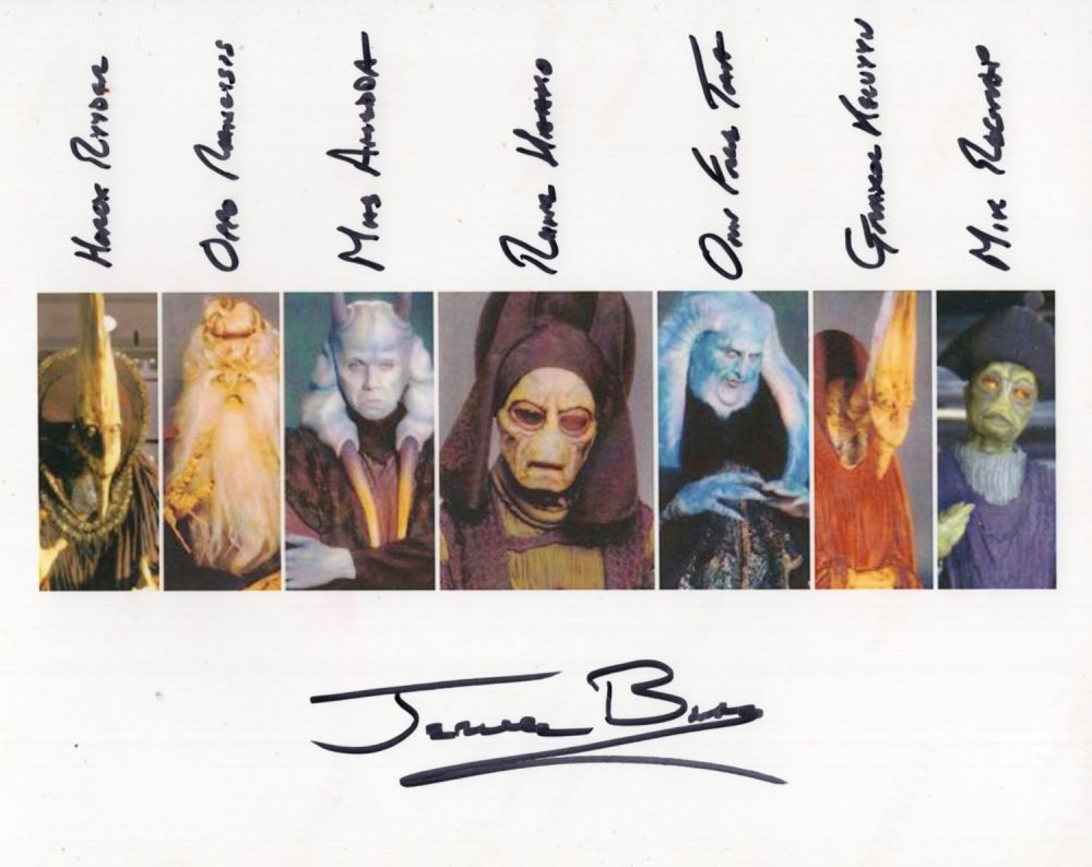 Lot 659: Star Wars 8x10 photo signed by actor Jerome...