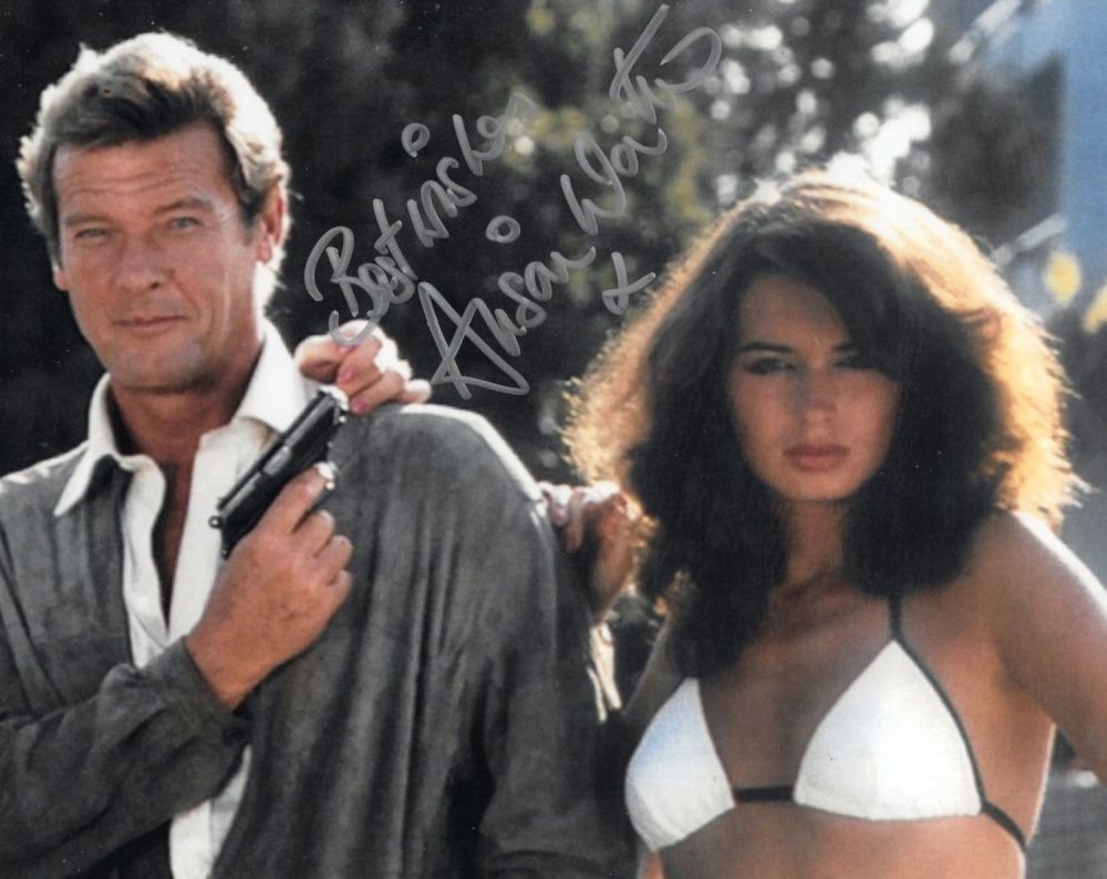 Lot 676: 007 James Bond movie Octopussy 8x10 photo signed...