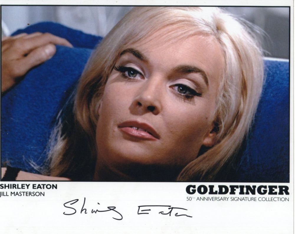 Lot 683: 007 James Bond movie Goldfinger 8x10 photo signed...