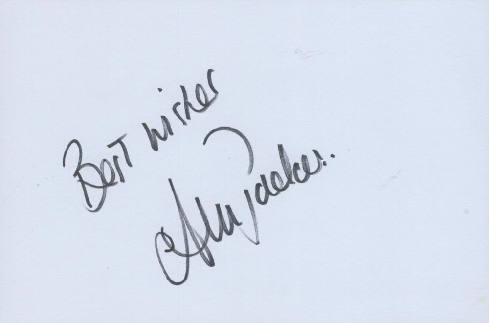 Lot 710: Ann Packer signed Autograph 6x4 Inch. Is an...