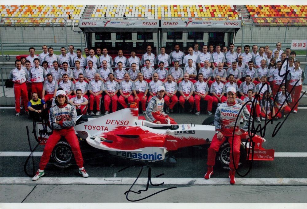 Lot 717: Jarno Trulli, Ricardo Zonta & Ralf Schumacher Signed...