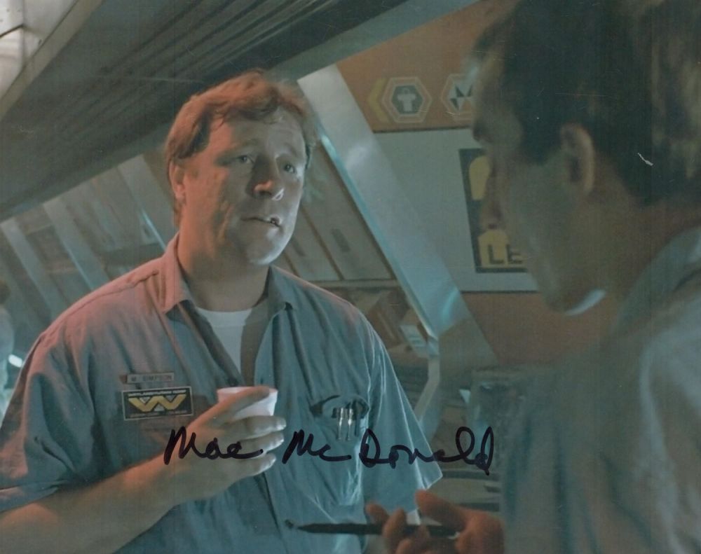 Lot 91: Mac McDonald signed 10x8 inch Red Dwarf colour...