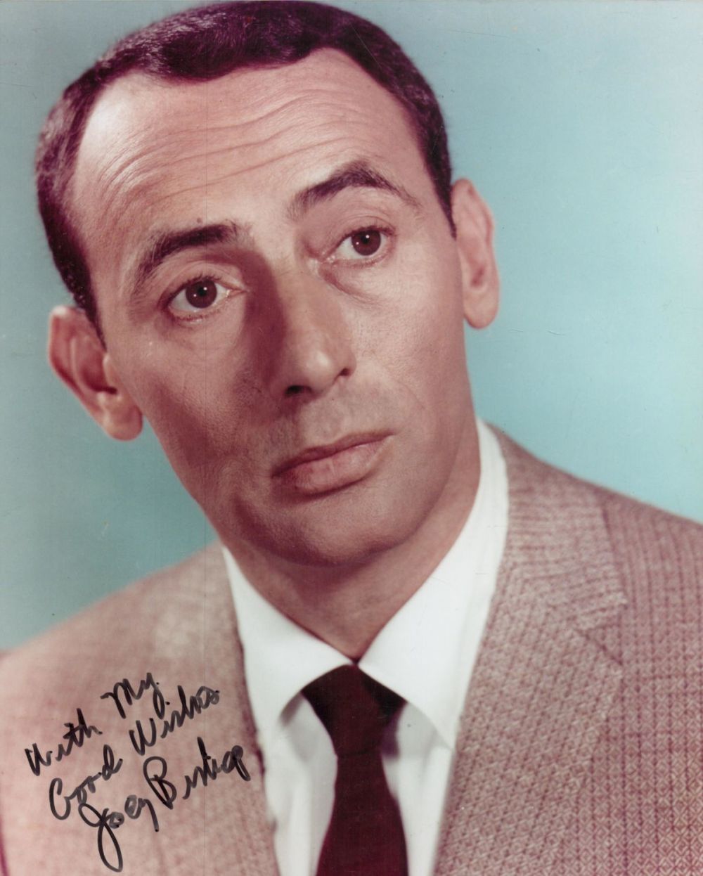 Lot 115: Joey Bishop signed 10x8 inch colour photo. Good...