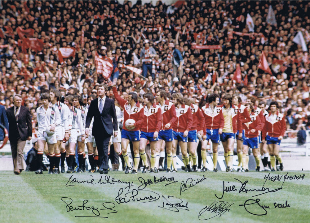 Lot 157: Autographed Southampton 1976 - 16 X 12 Photo...