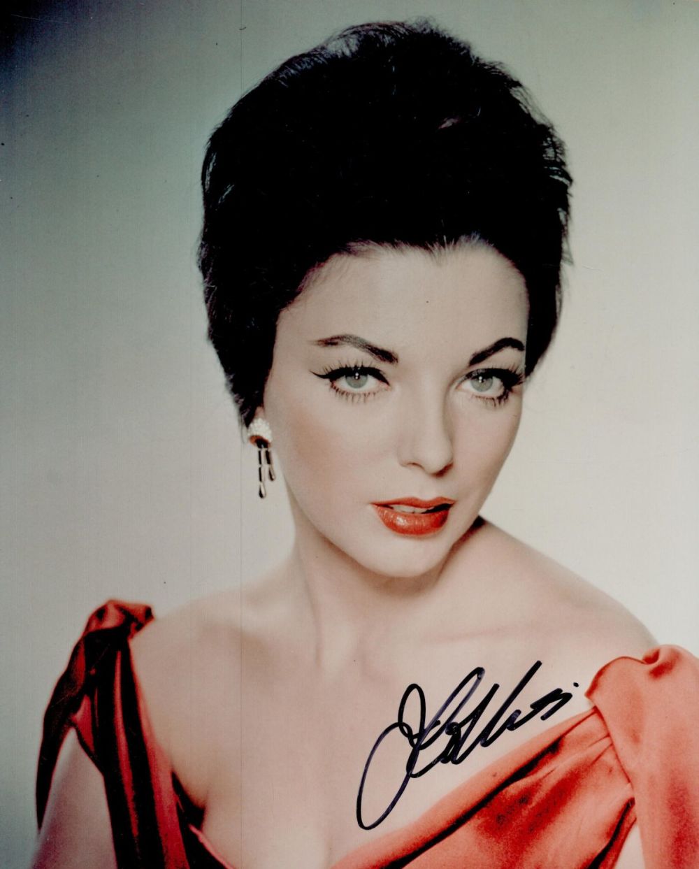 Lot 217: Joan Collins signed 10x8 inch colour photo. Good...