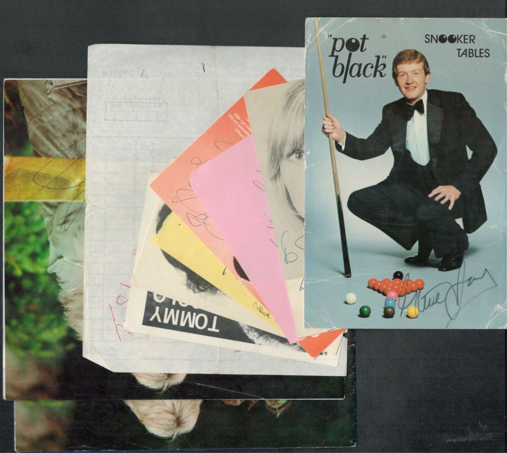 Lot 48: TV/Sport signed collection. 10 items in total. Includes...