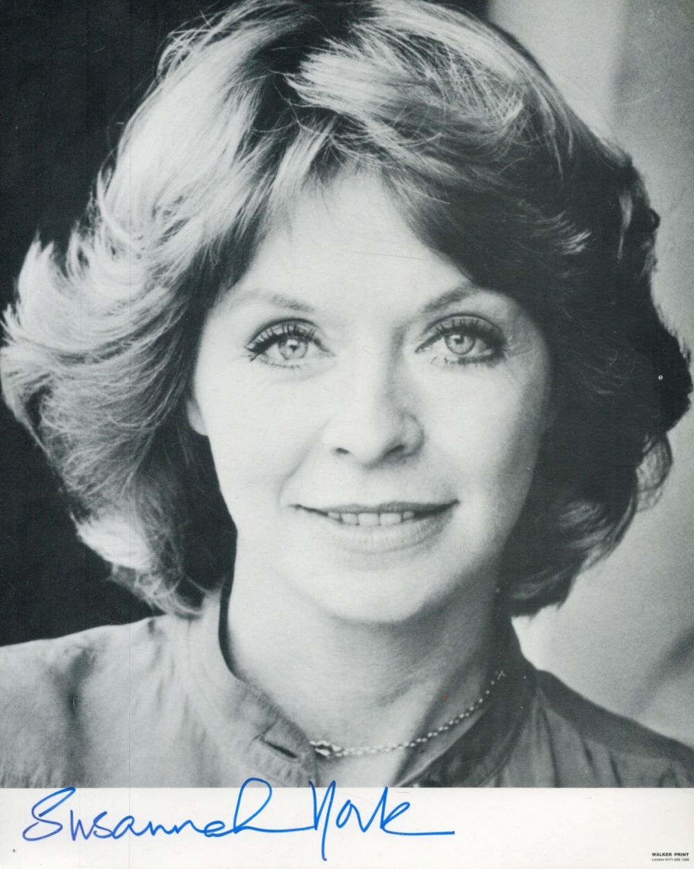 Lot 126: Susannah York signed 10x8inch black and white photo....