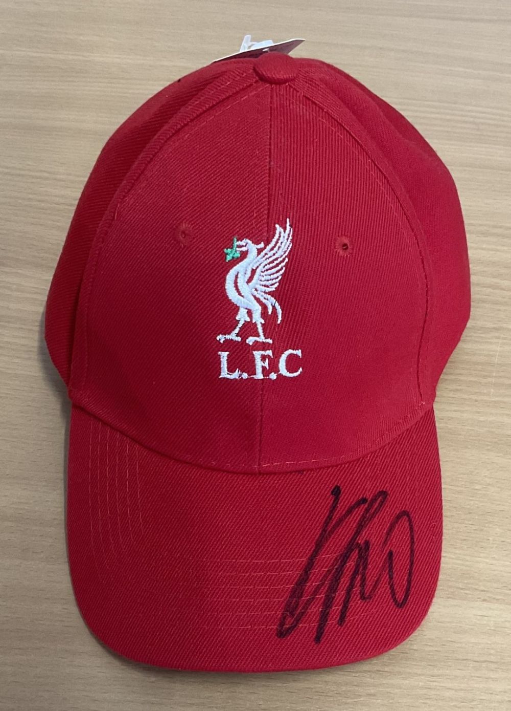 Lot 161: Jurgen Klopp signed Liverpool FC cap. Original tag...