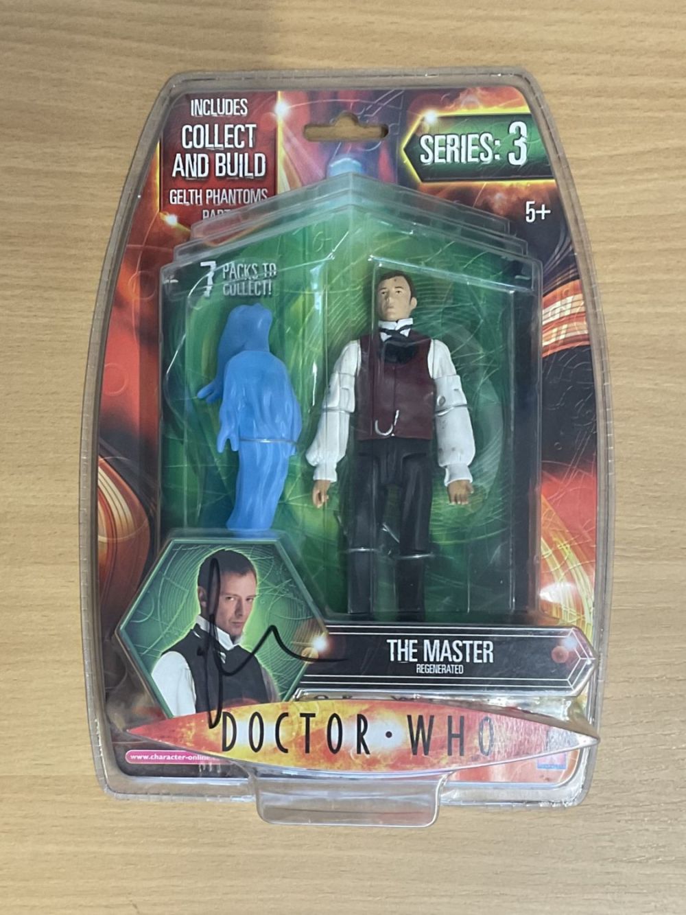 Lot 162: John Simm signed packaging of The Master -...
