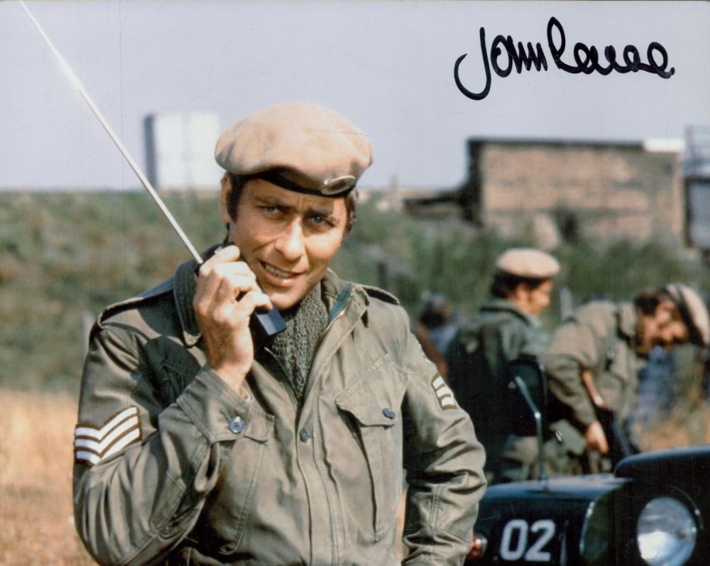 Lot 170: Dr Who John Levene signed 10 x 8...