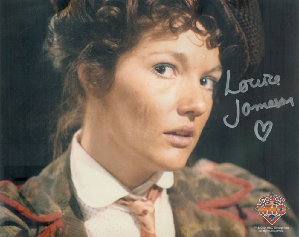 Lot 173: Louise Jameson signed 10 x 8 inch colour...